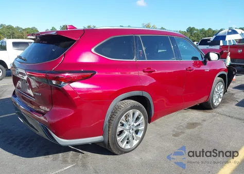 2021 Toyota Highlander Hybrid Limited из США, поврежденный, VIN 5TDYARAH6MS506895